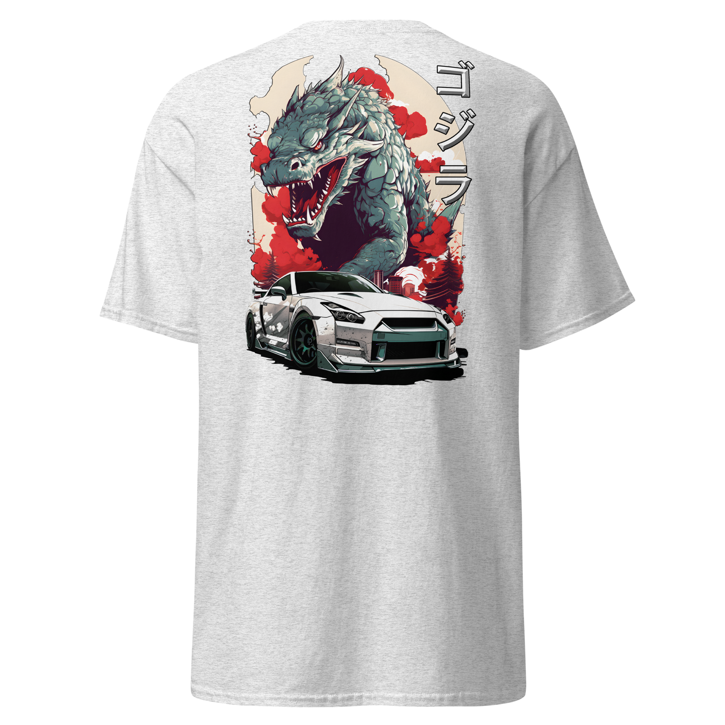 Men's T-Shirt GTR 35 Godzilla ゴジラ