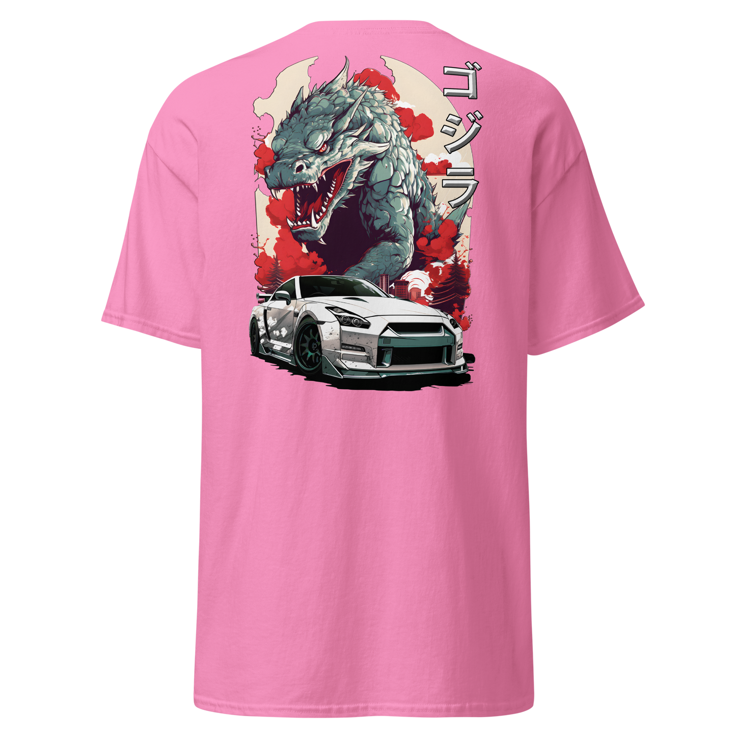 Men's T-Shirt GTR 35 Godzilla ゴジラ