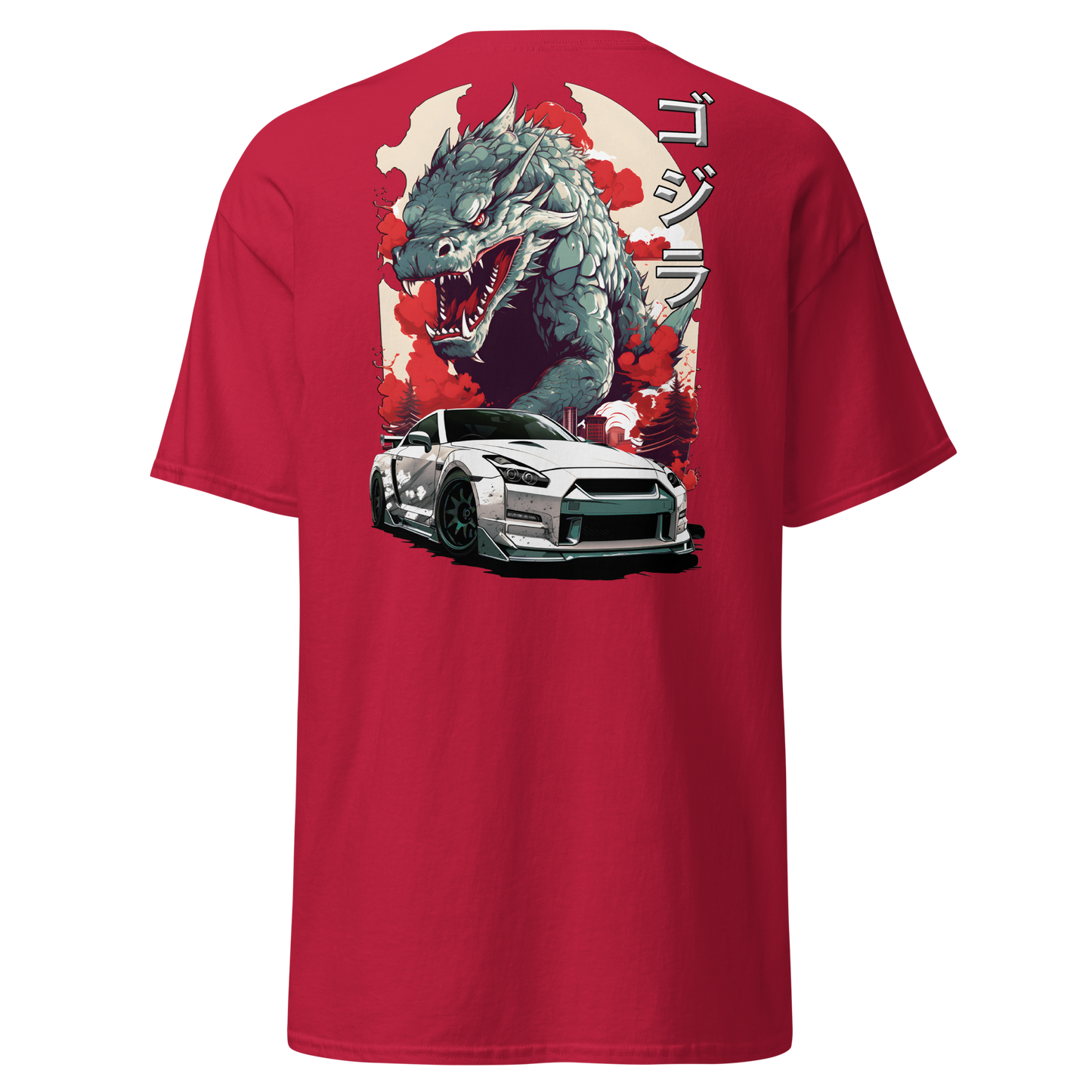 Men's T-Shirt GTR 35 Godzilla ゴジラ