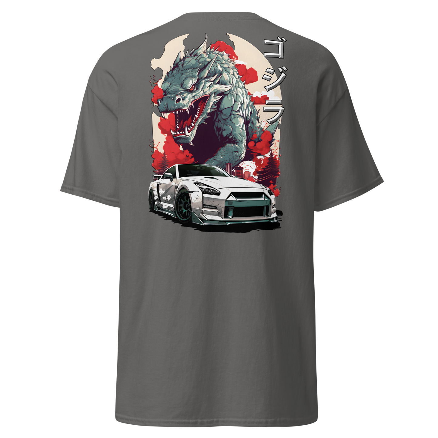 Men's T-Shirt GTR 35 Godzilla ゴジラ