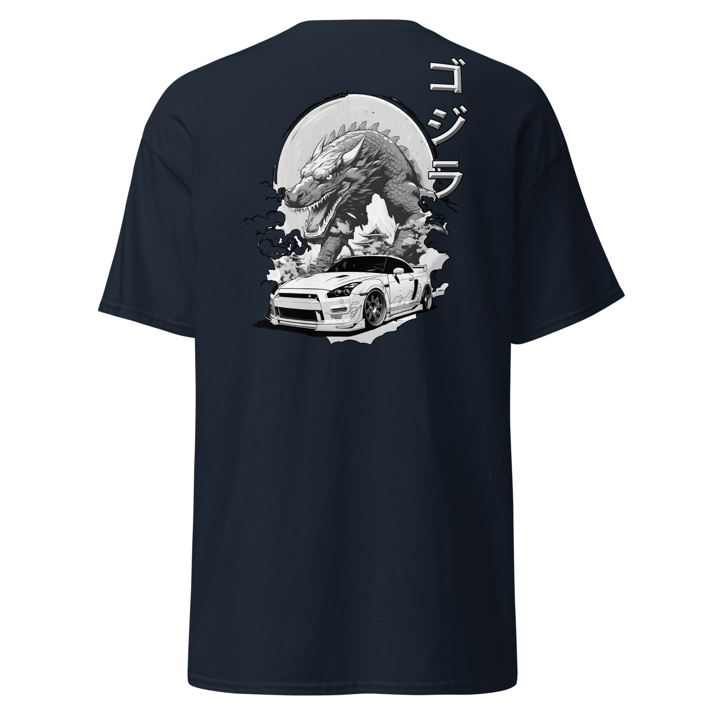 Men's T-shirt GTR 35 ゴジラ