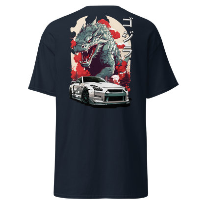 Men's T-Shirt GTR 35 Godzilla ゴジラ