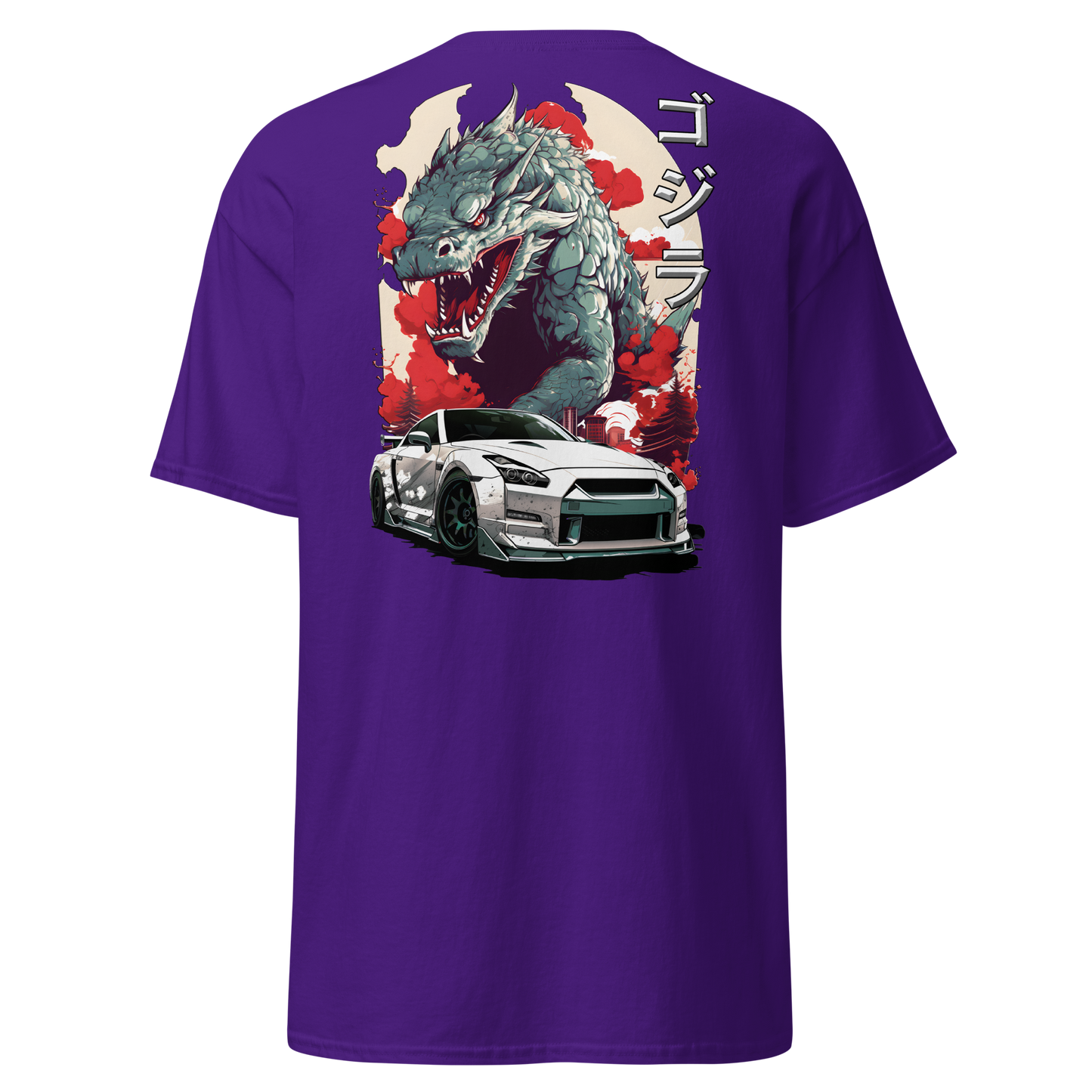 Men's T-Shirt GTR 35 Godzilla ゴジラ