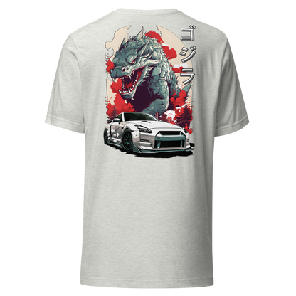 Women's T-Shirt GTR 35 Godzilla ゴジラ