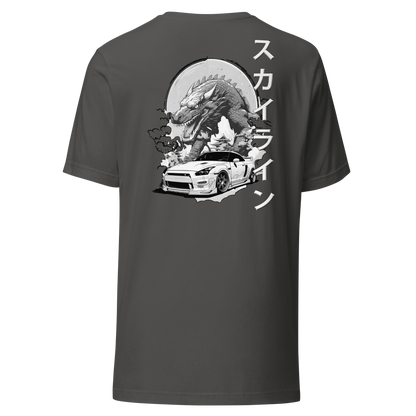 Women's T-shirt GTR 35 ゴジラ