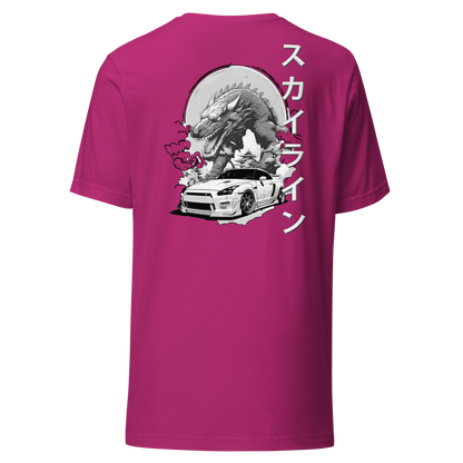 Women's T-shirt GTR 35 ゴジラ