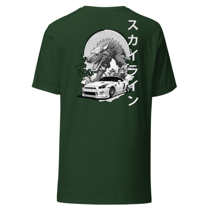 Women's T-shirt GTR 35 ゴジラ