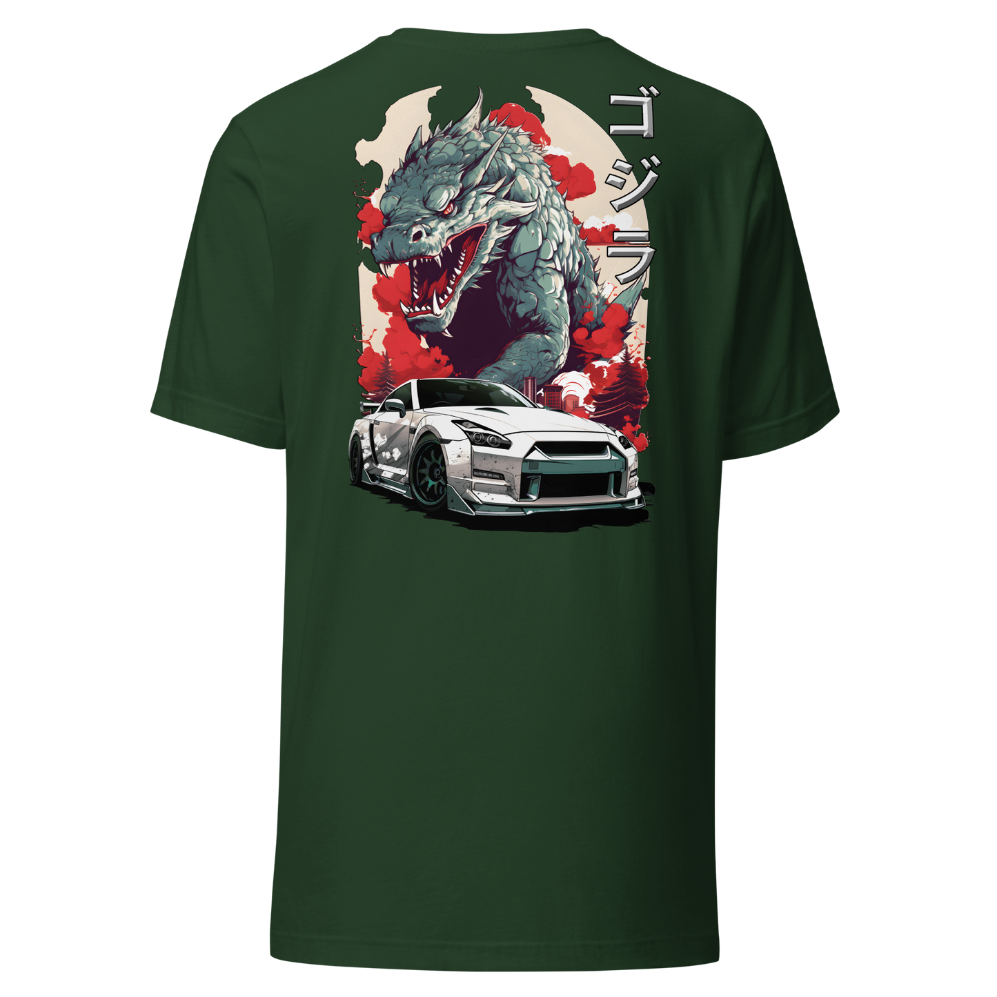 Women's T-Shirt GTR 35 Godzilla ゴジラ