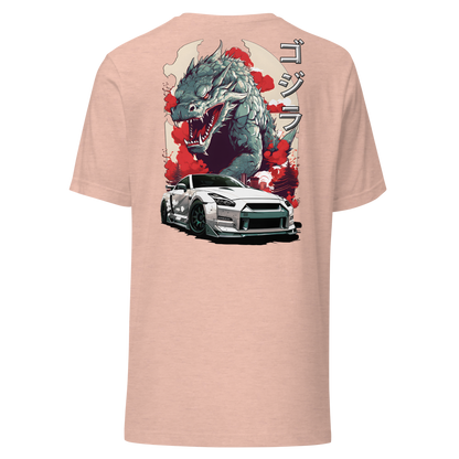 Women's T-Shirt GTR 35 Godzilla ゴジラ