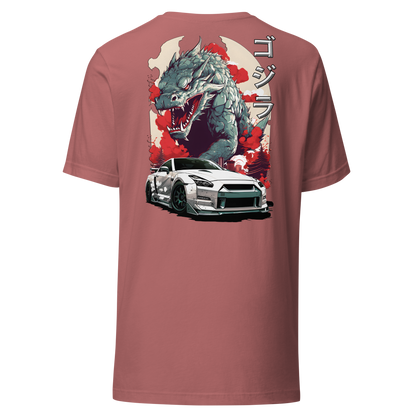 Women's T-Shirt GTR 35 Godzilla ゴジラ