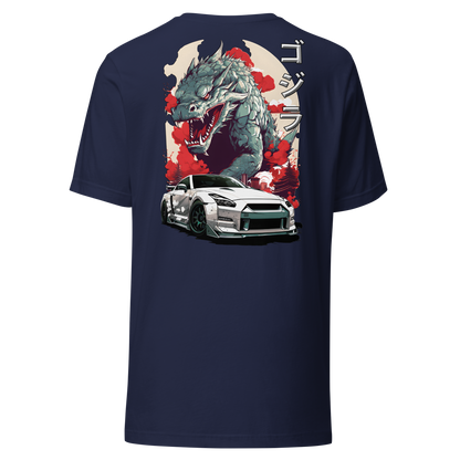 Women's T-Shirt GTR 35 Godzilla ゴジラ